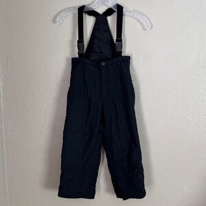 Obermeyer Kids Youth Suspender Bibs Ski Snowpants Black Small